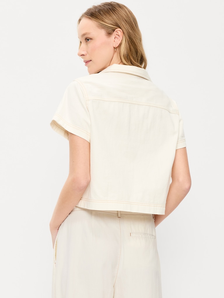Double-Pocket Popover Top
