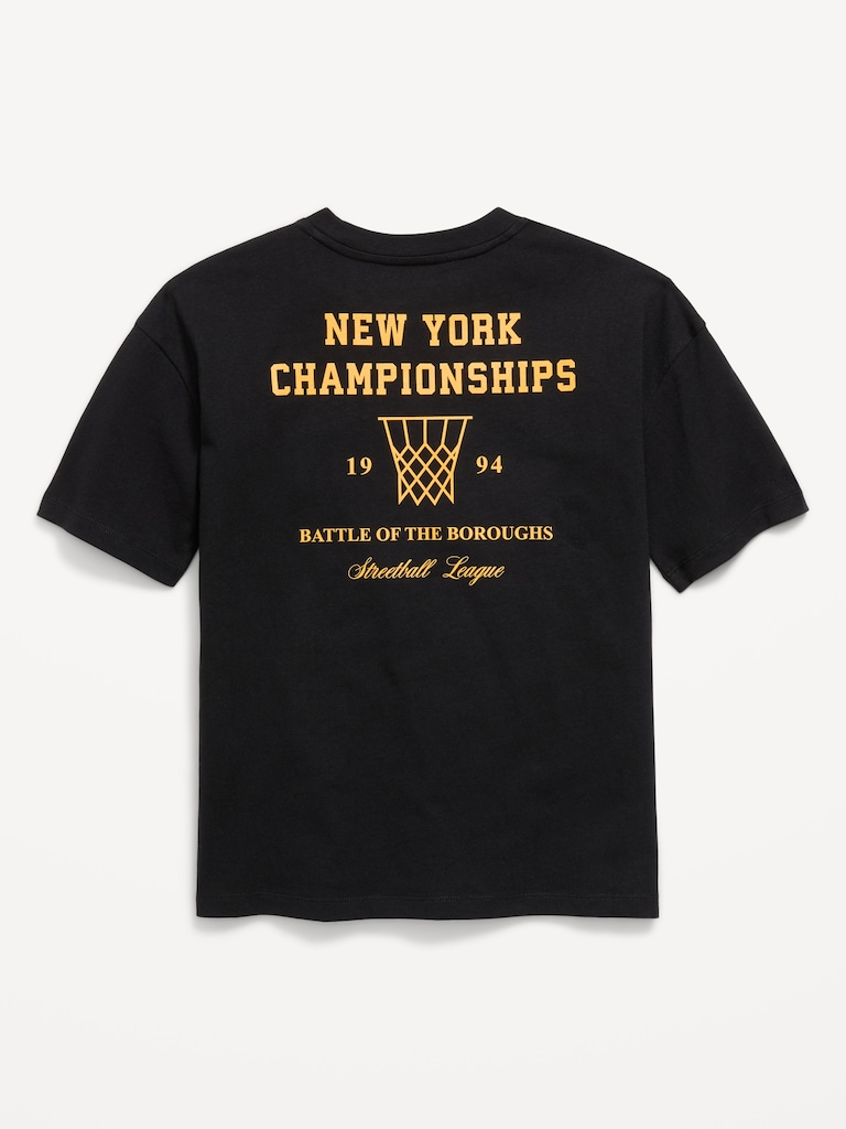 Oversized Short-Sleeve Graphic T-Shirt for Boys