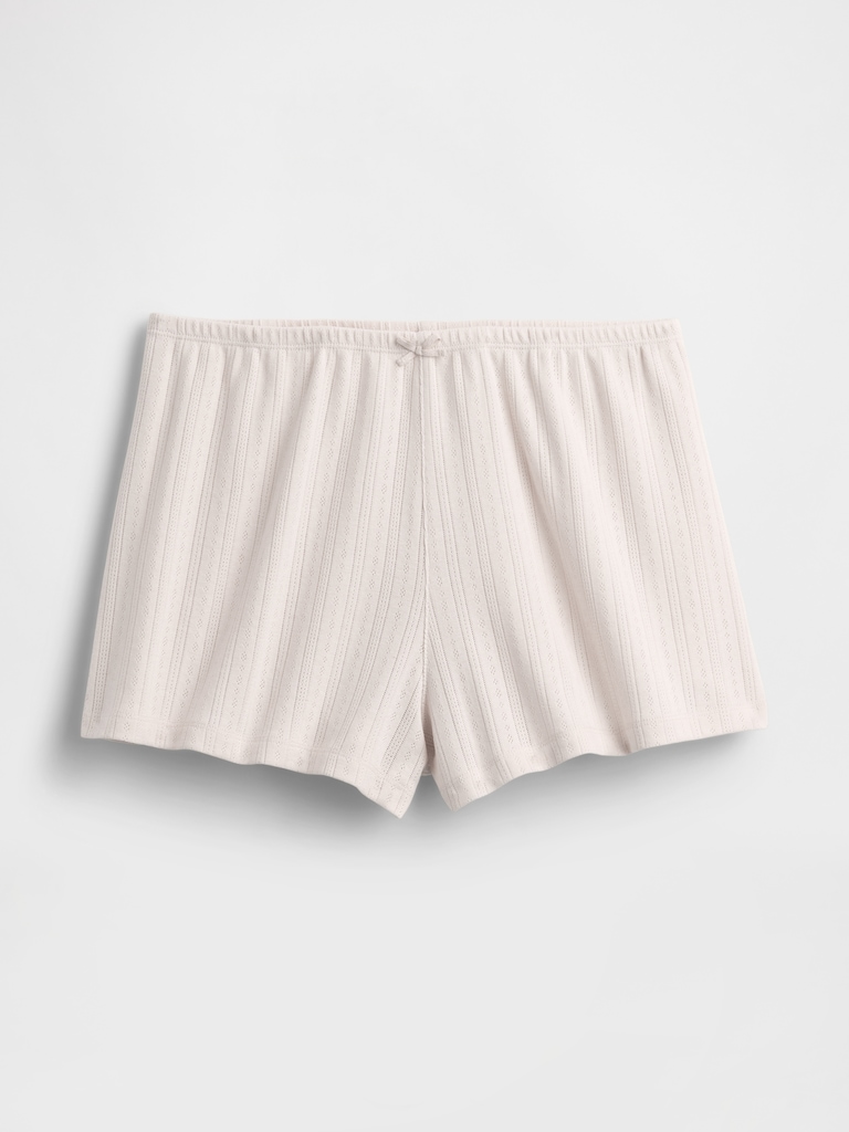 Pointelle PJ Shorts