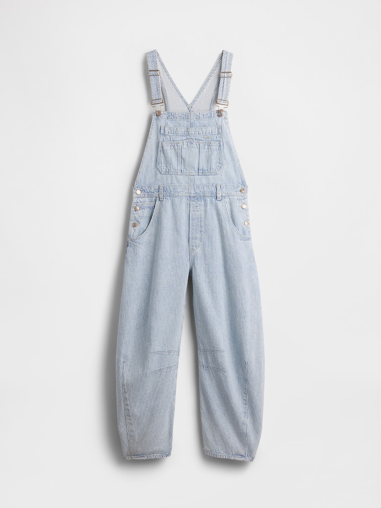 UltraSoft Denim Horseshoe Overalls