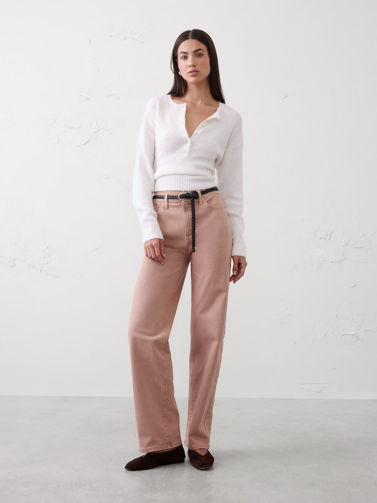 Straight High-Rise Jean