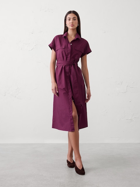 Robe vintage mi-longue à oeillets Banana Republic Taille 4