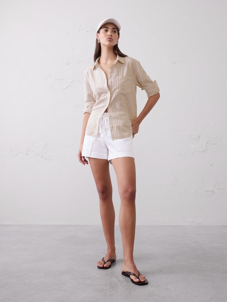 Perfect Linen-Blend Shirt