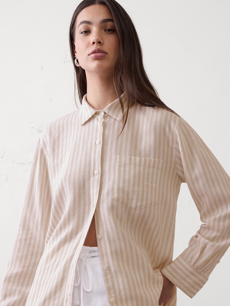 Perfect Linen-Blend Shirt