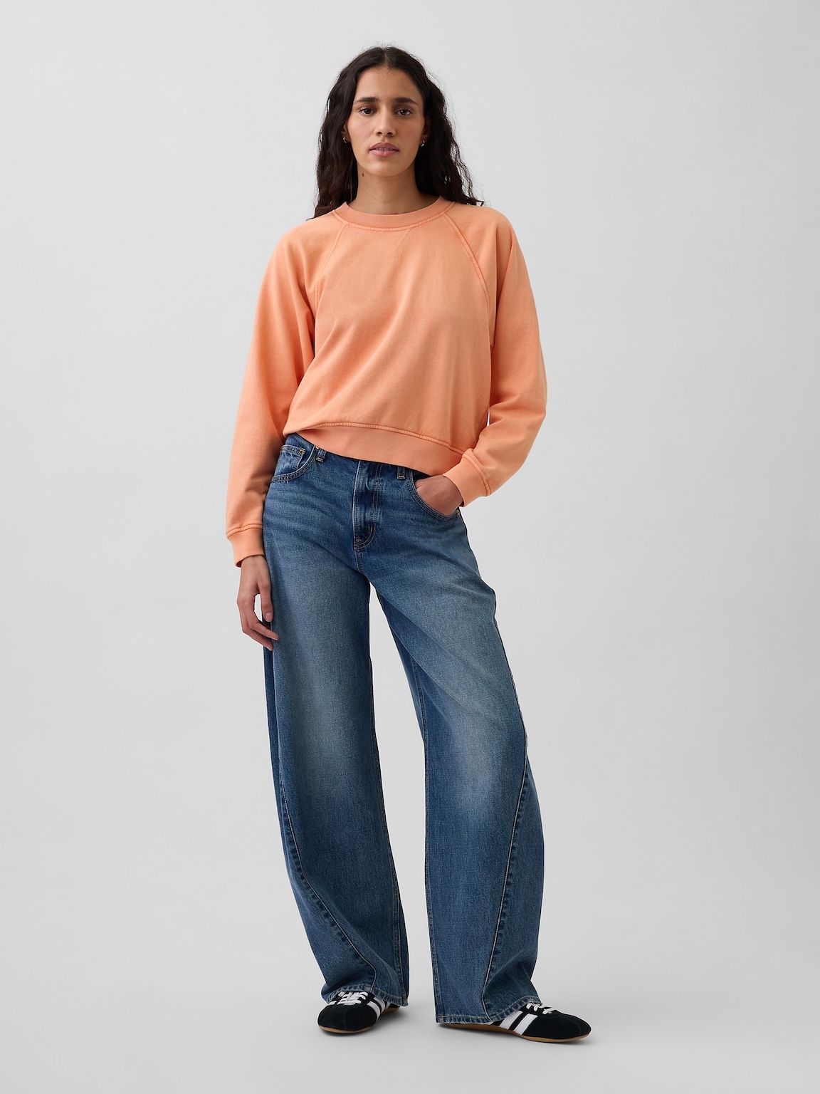 VintageSoft Terry Raglan Sweatshirt