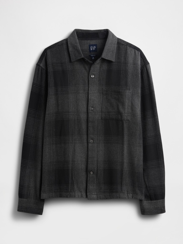 Relaxed Flannel Shirt