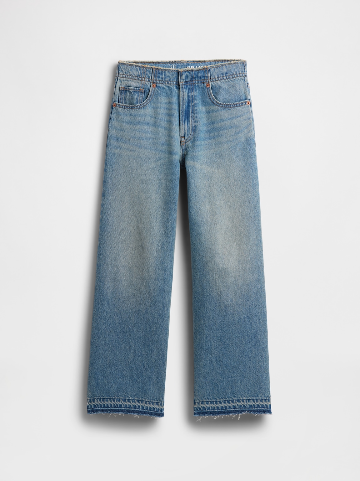 Kids Low Rise Stride Wide-Leg Jeans