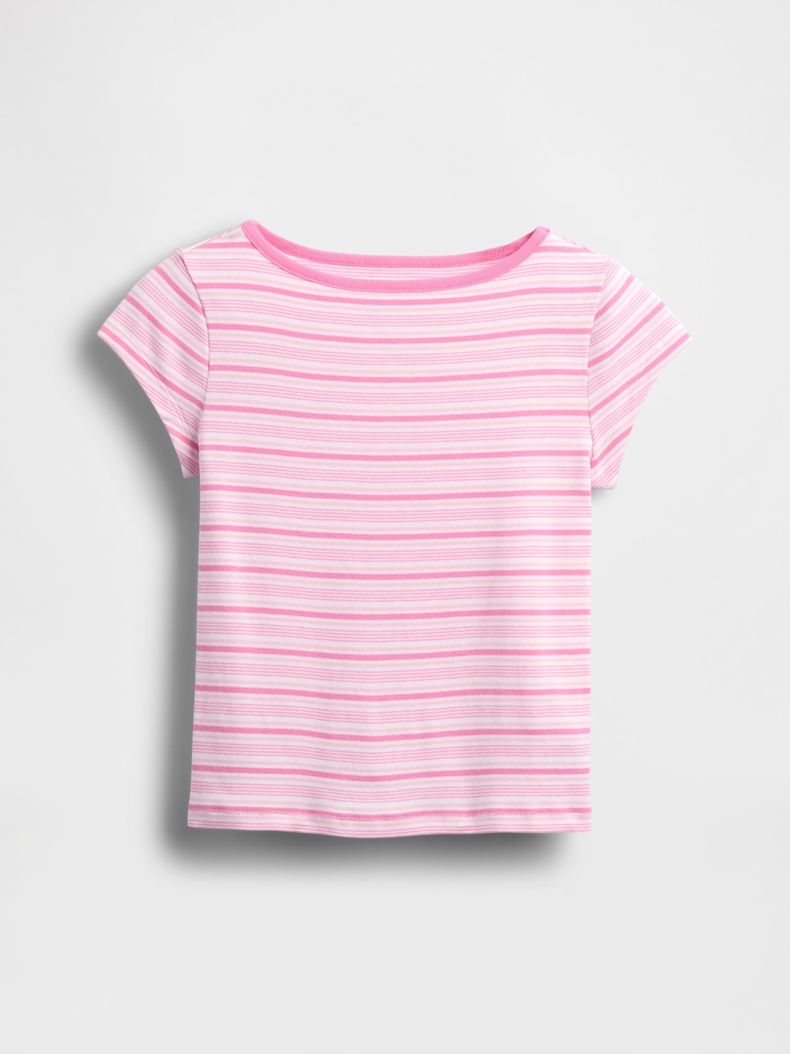 Kids Cap-Sleeve Fitted T-Shirt
