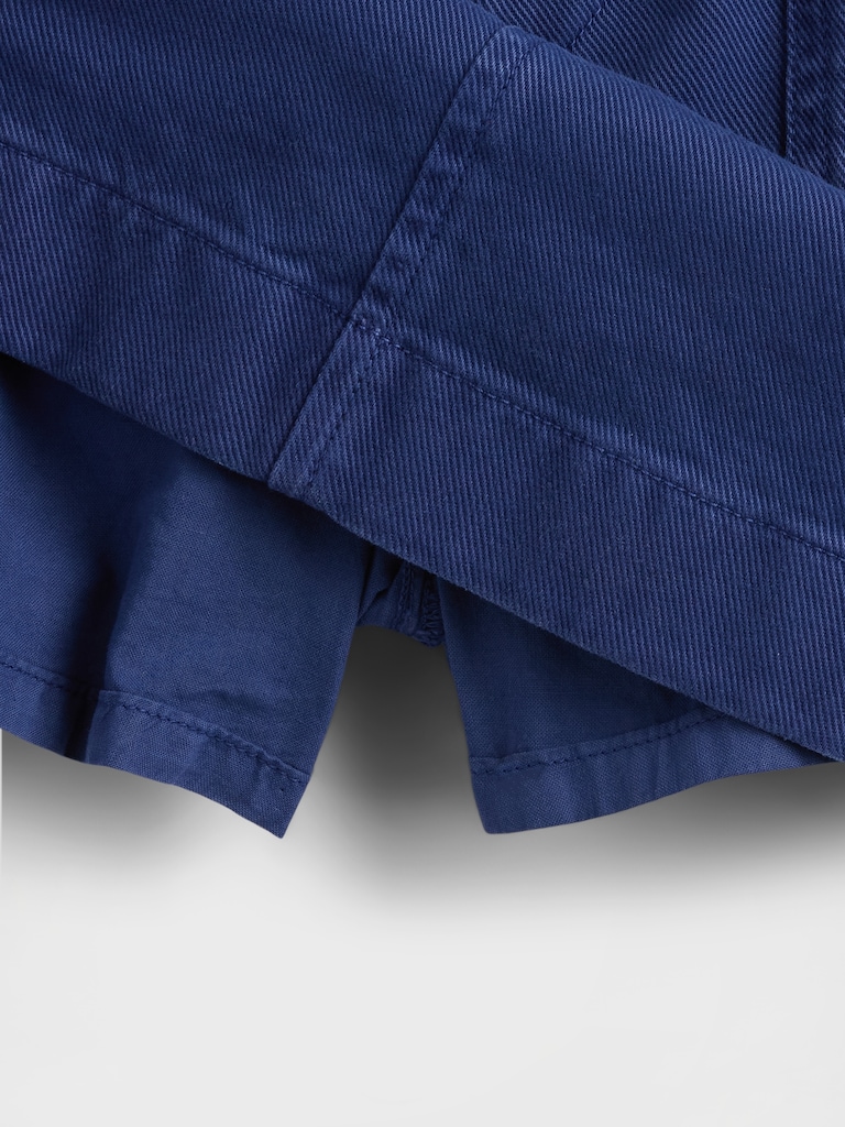 Mid Rise Cargo Mini Skort