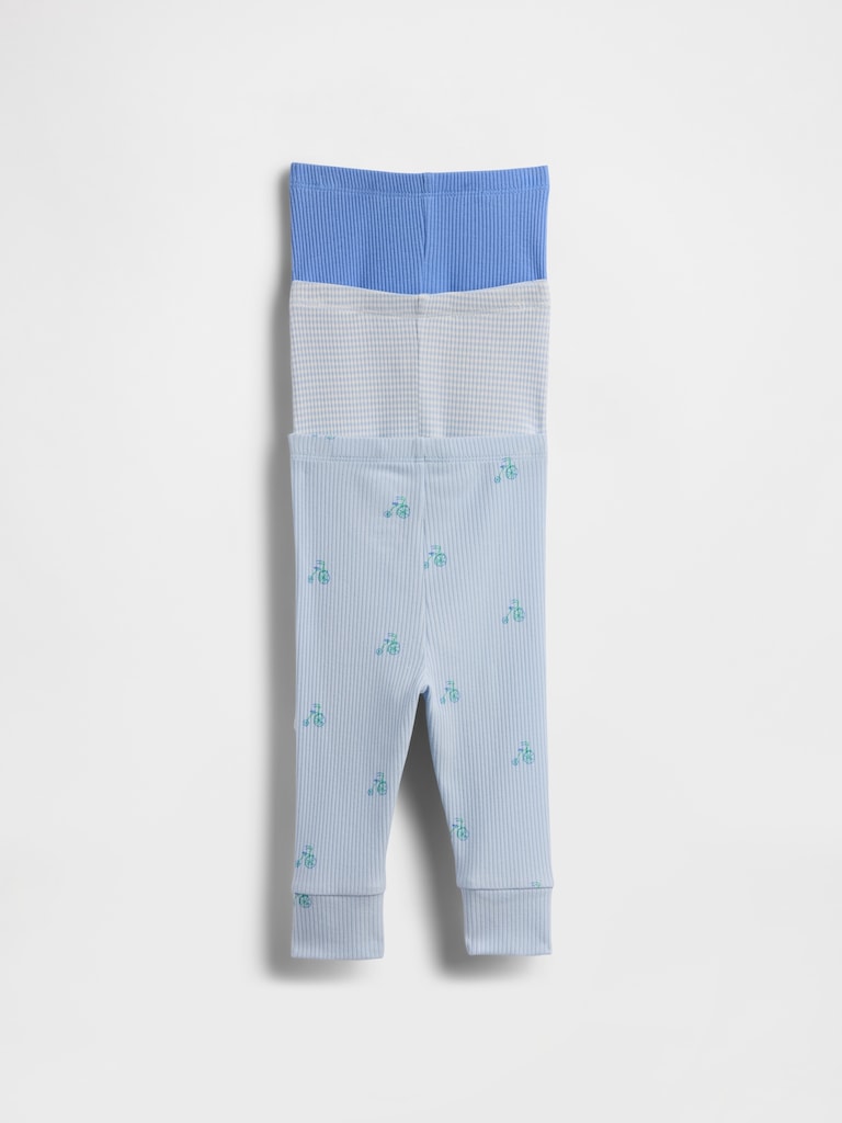 Baby First Favorites TinyRib Pull-On Pants (3-Pack)