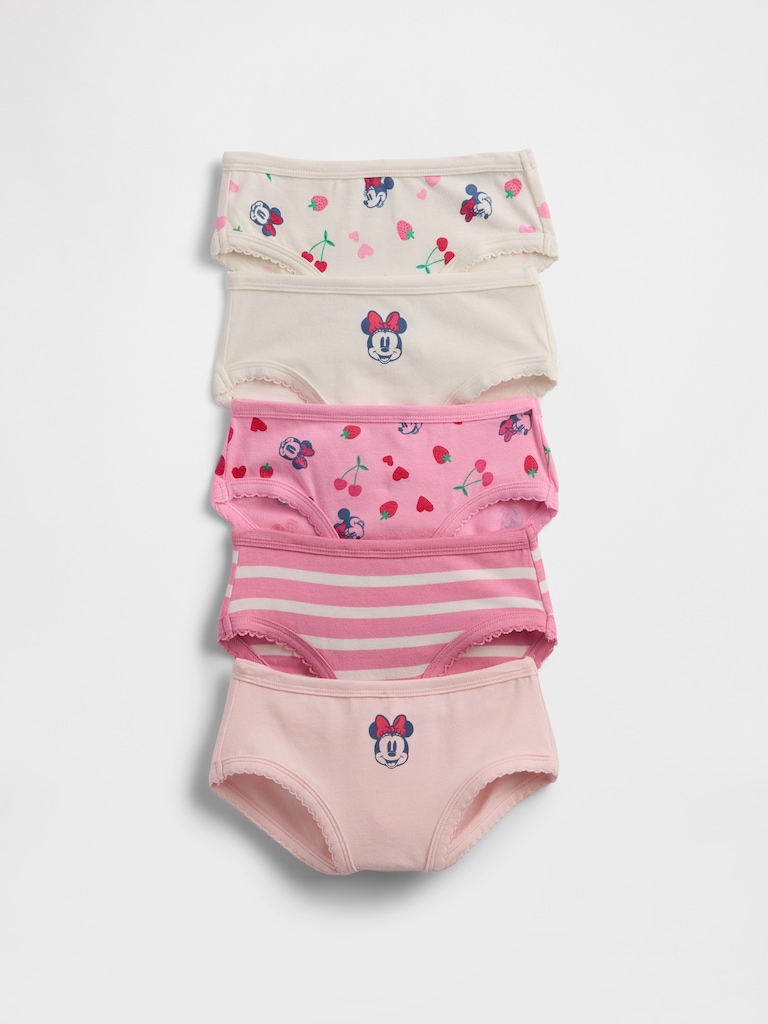 Gap × Disney Toddler Organic Stretch Cotton Briefs (5-Pack)