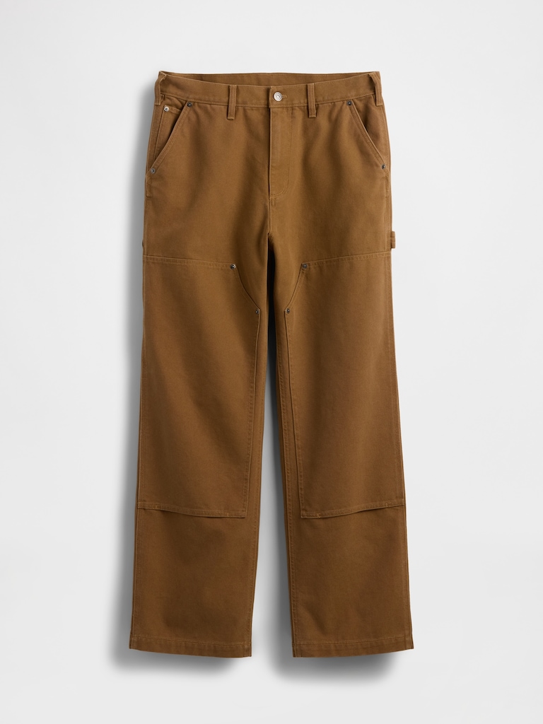 '90s Loose Canvas Double-Knee Carpenter Pants