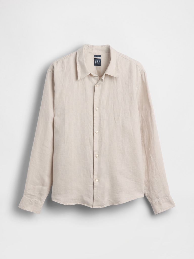 100% Linen Relaxed Shirt