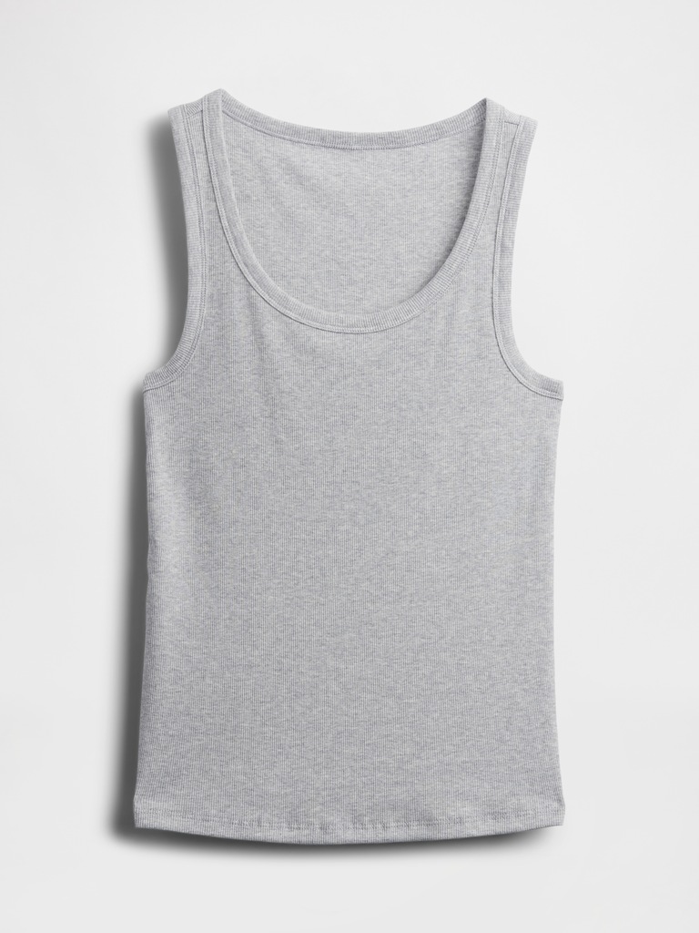 Rib Scoop Tank Top