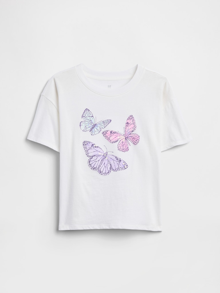 Kids Oversized Graphic T-Shirt