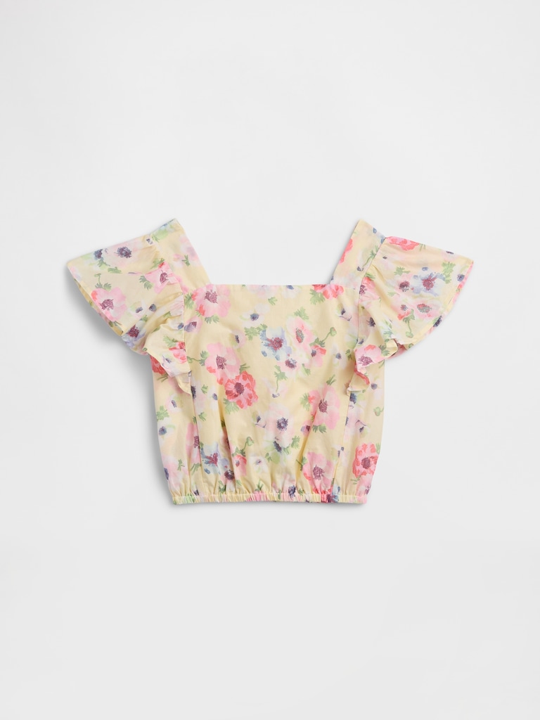 Kids Flutter Sleeve Top