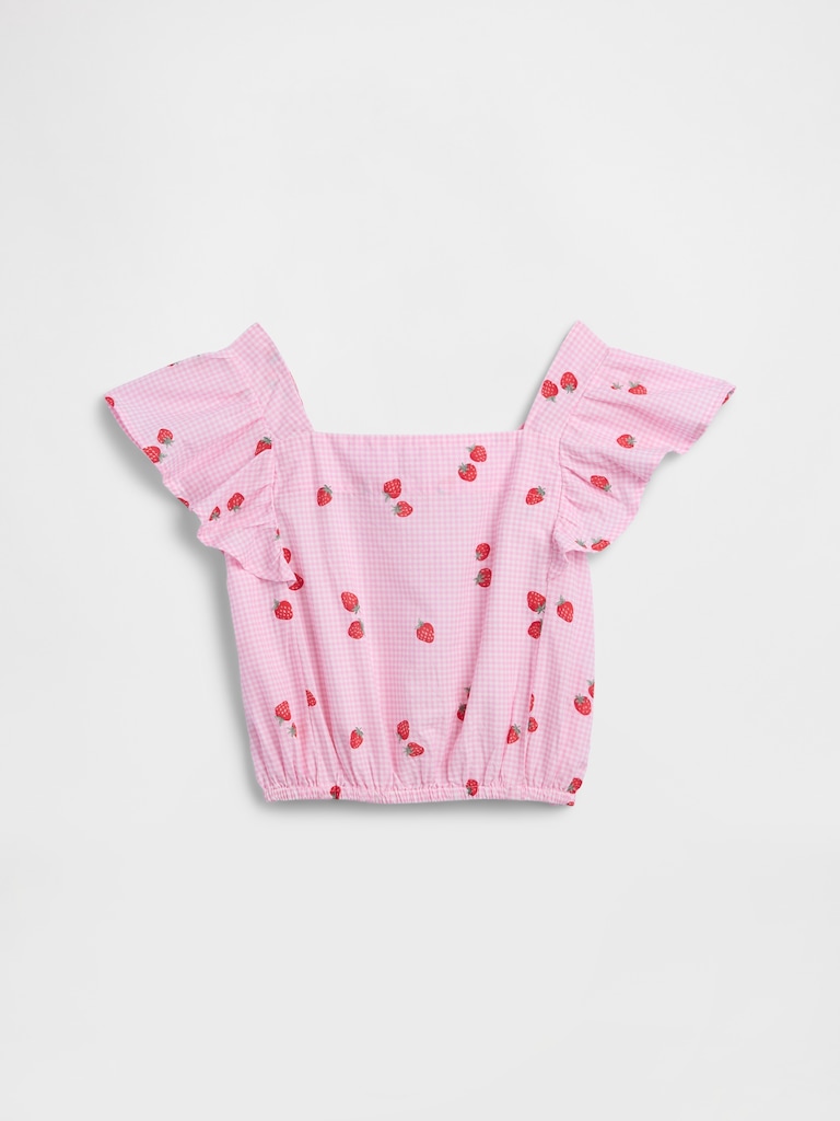 Kids Flutter Sleeve Top