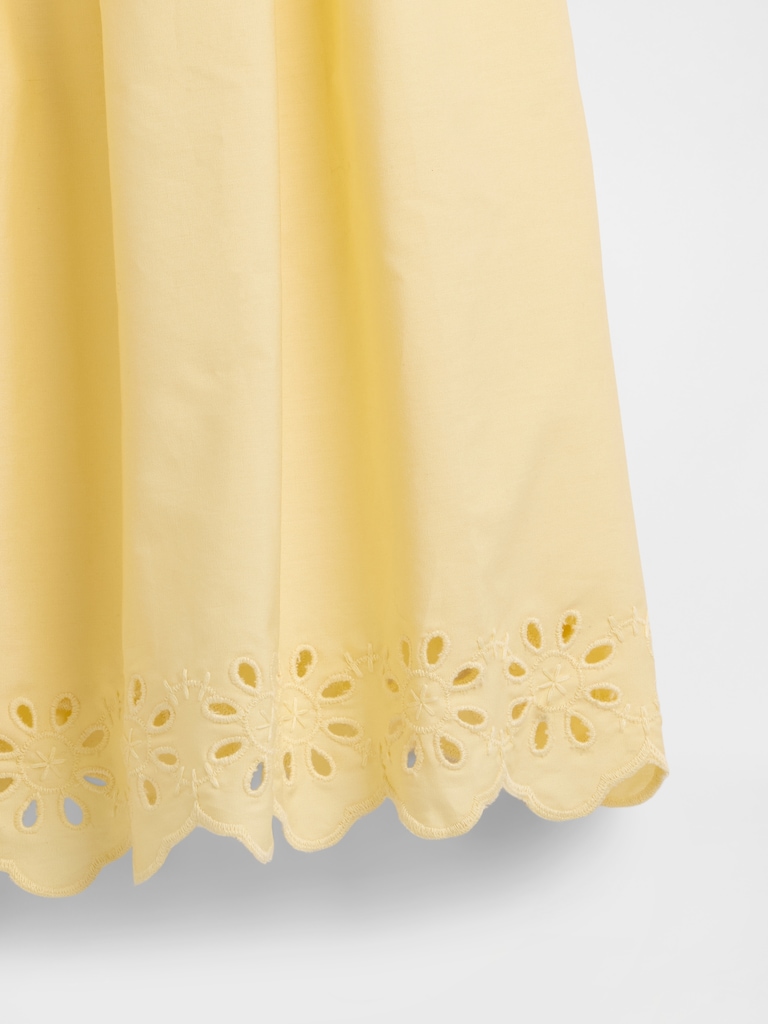 Kids Eyelet Ruffle Dress