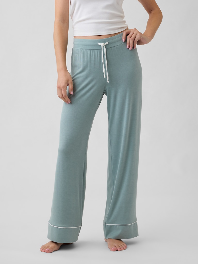 Modal Wide-Leg PJ Pants
