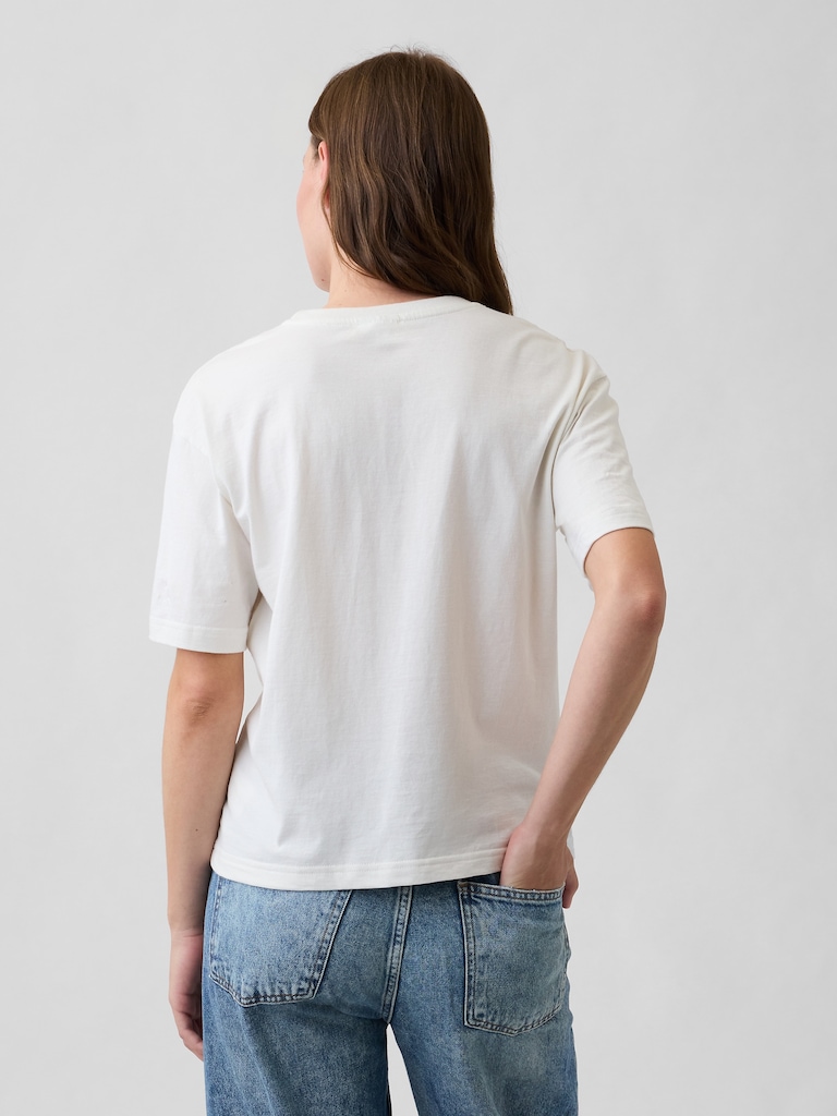 Peanuts Oversized Crewneck T-Shirt