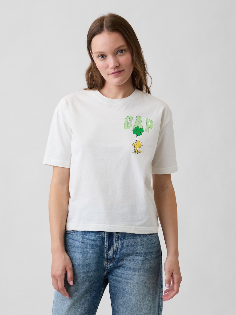 Peanuts Oversized Crewneck T-Shirt
