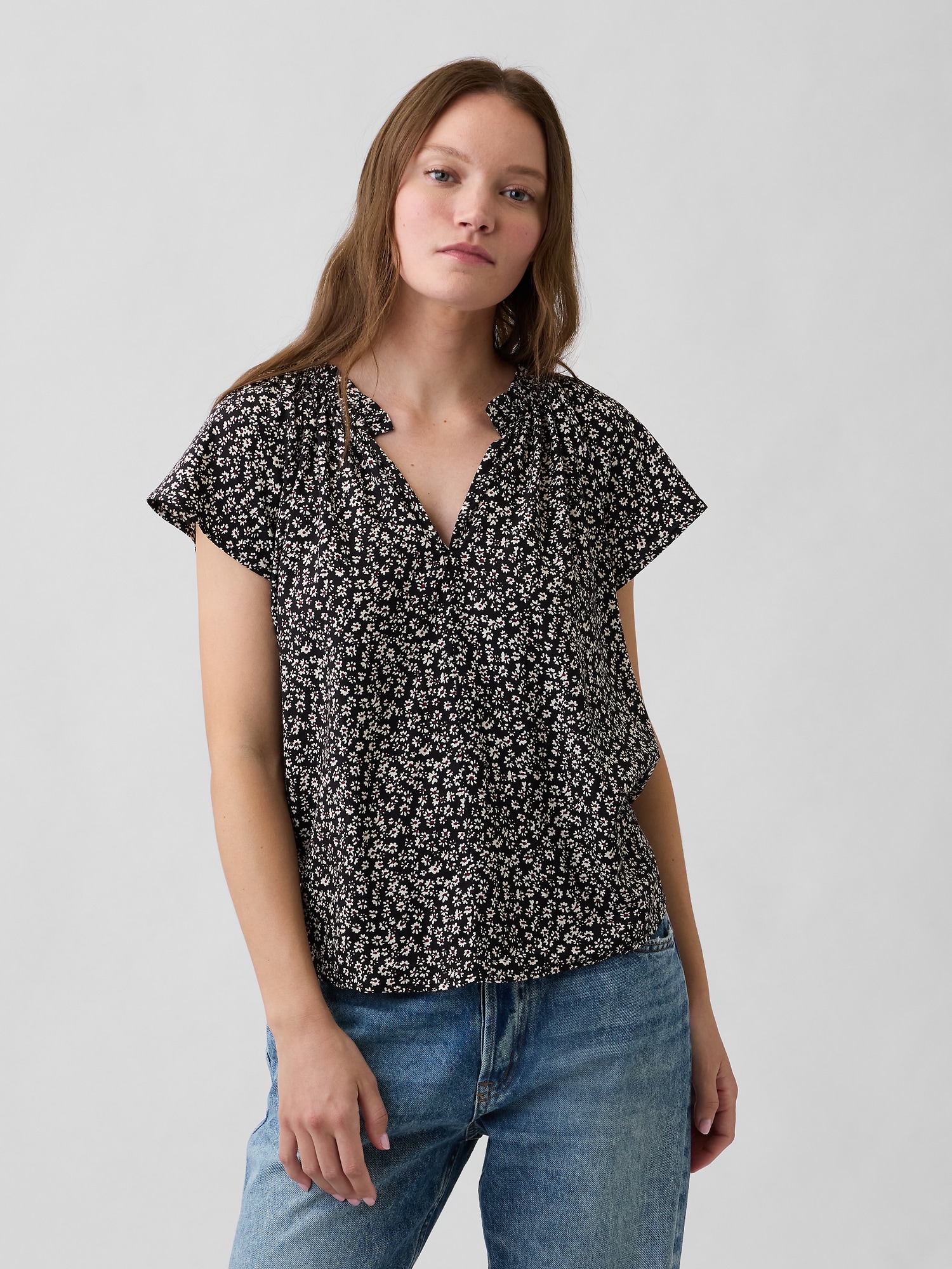 Splitneck Top | Gap Factory