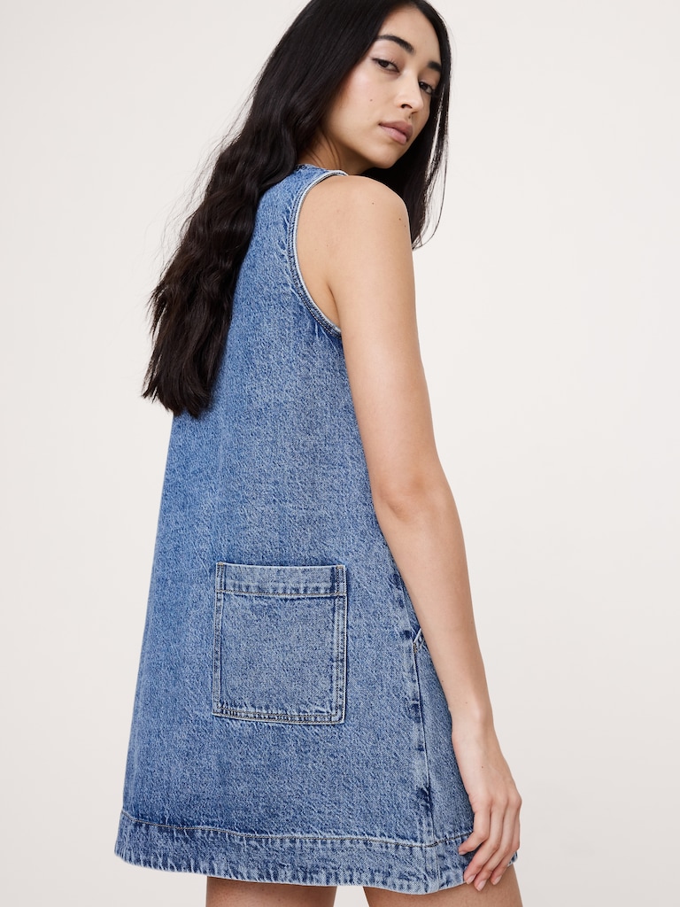 Denim Shift Dress