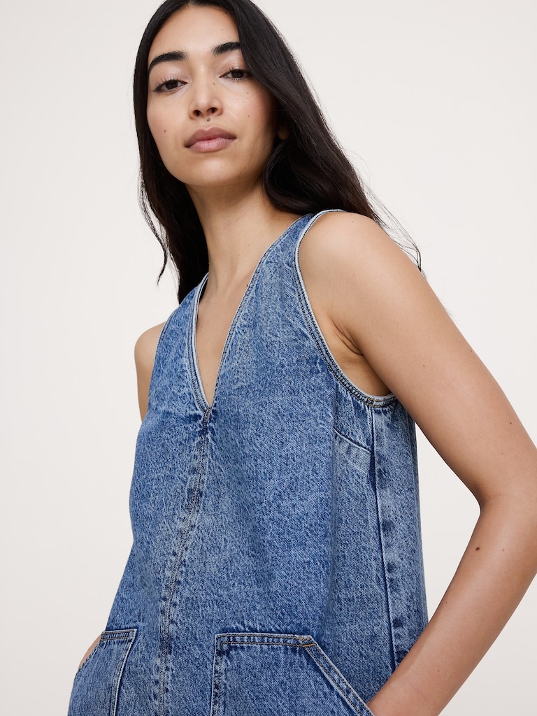 Denim Shift Dress