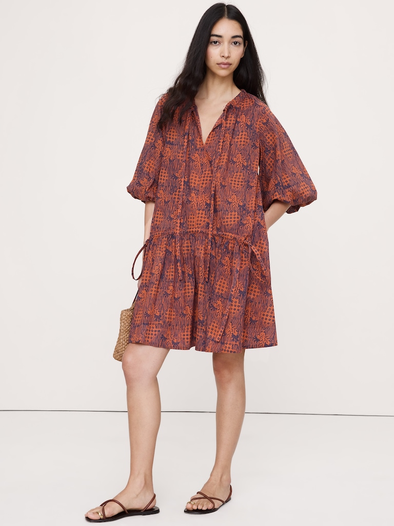 Lightweight Cotton Mini Dress