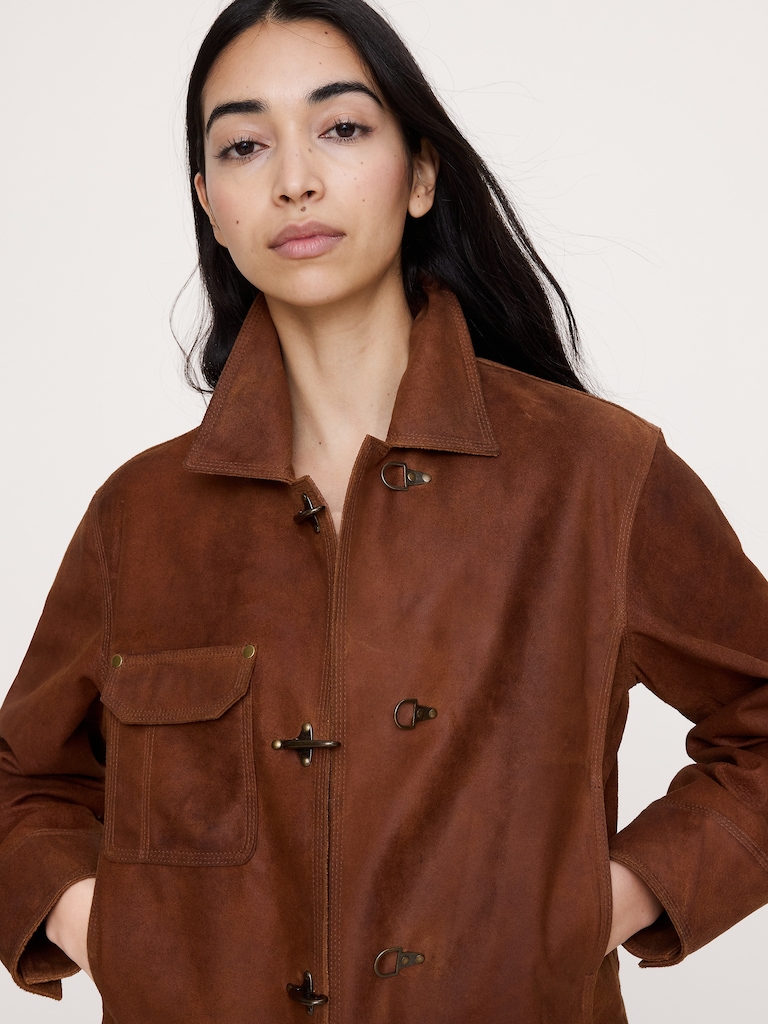 Textured Suede Jacket