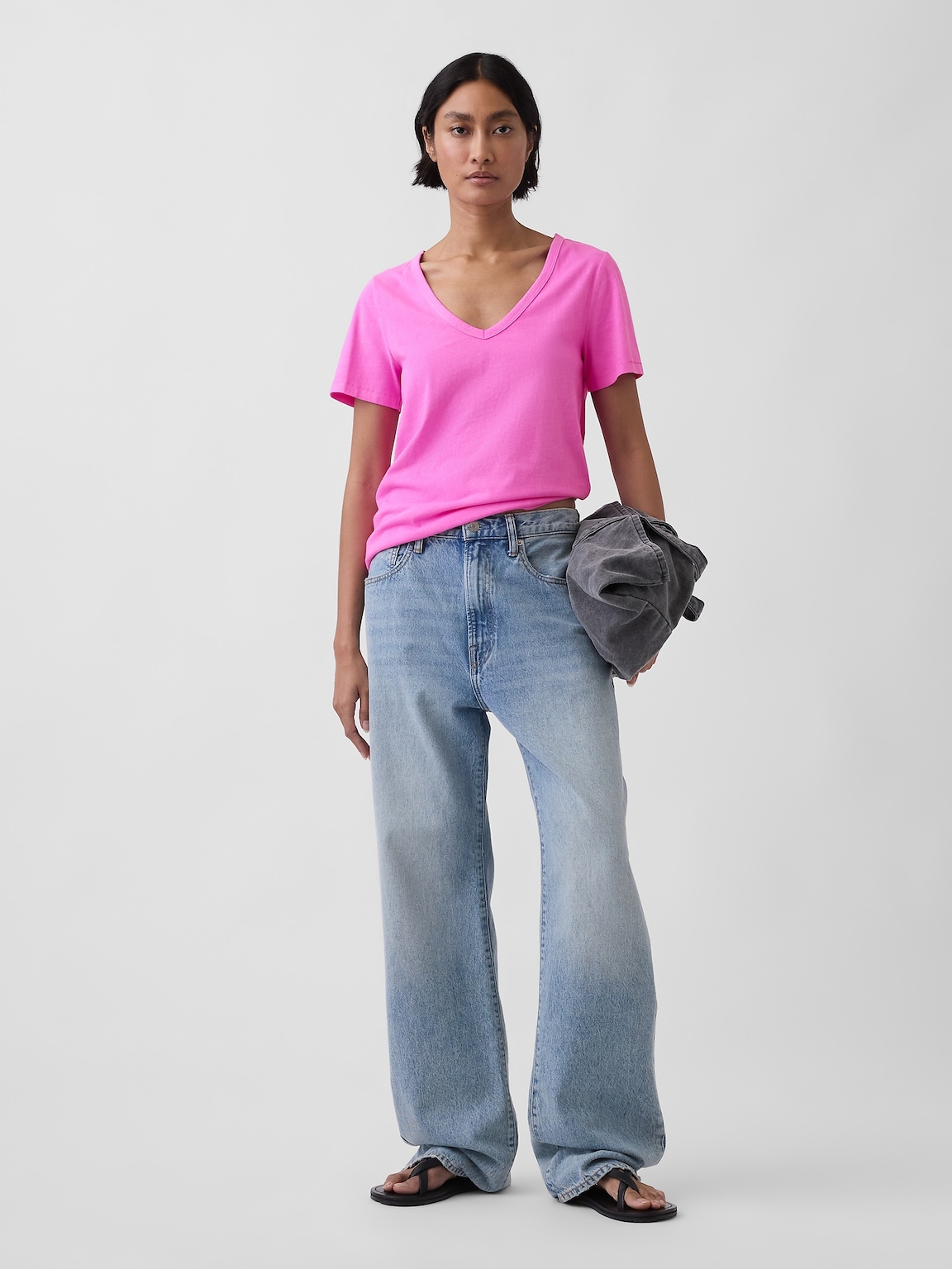 Organic Cotton VintageSoft V-Neck T-Shirt