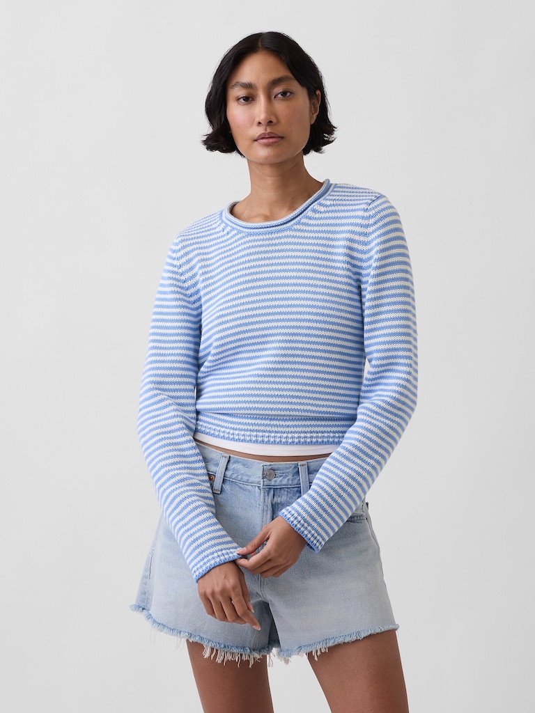 100% Cotton Rollneck Sweater