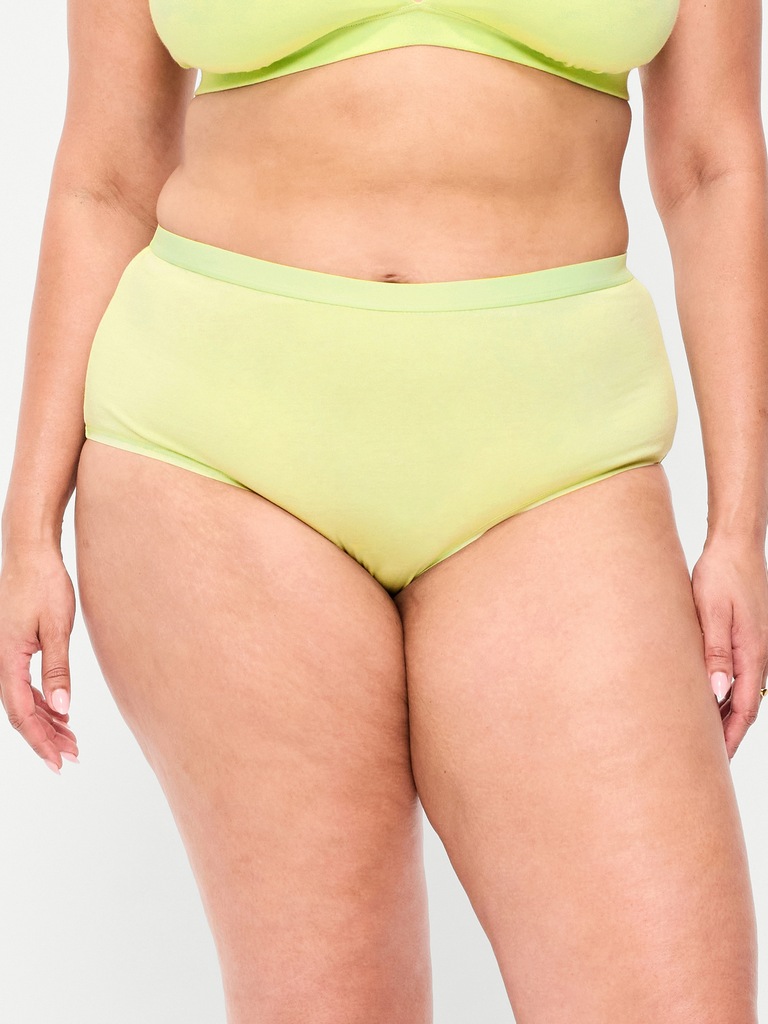 High-Waisted Everyday Brief Cotton Underwear
