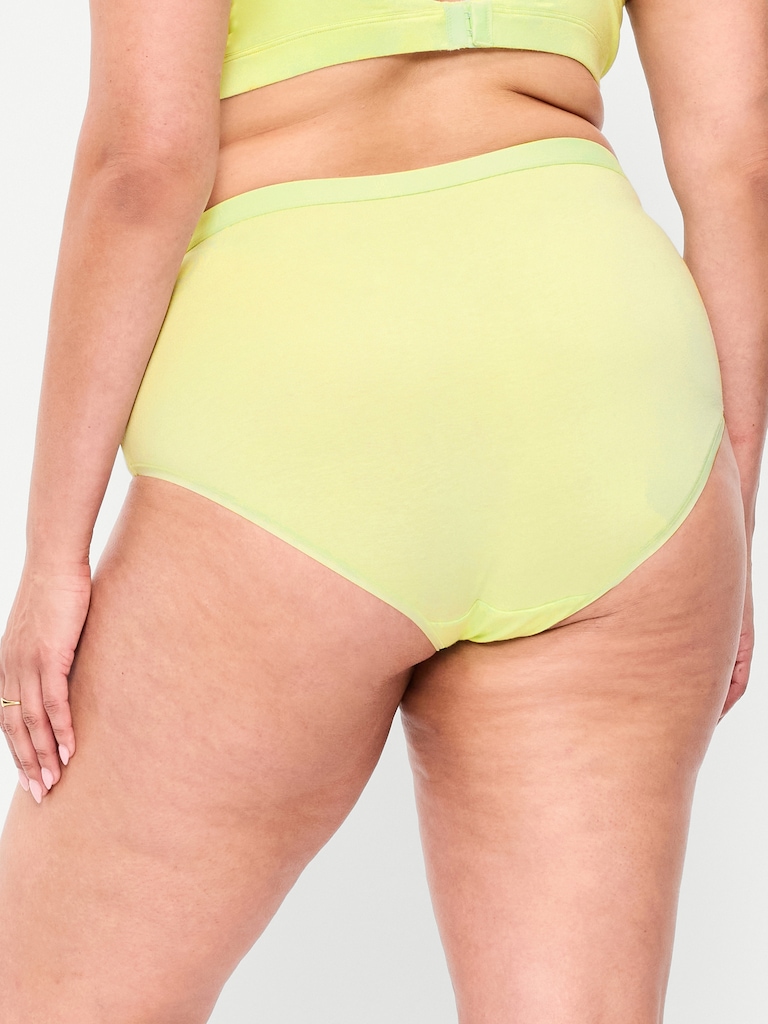 High-Waisted Everyday Brief Cotton Underwear