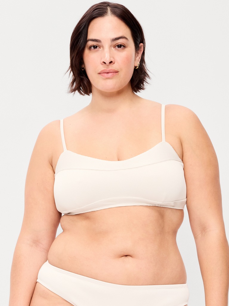 Ribbed Bra Bikini Swim Top