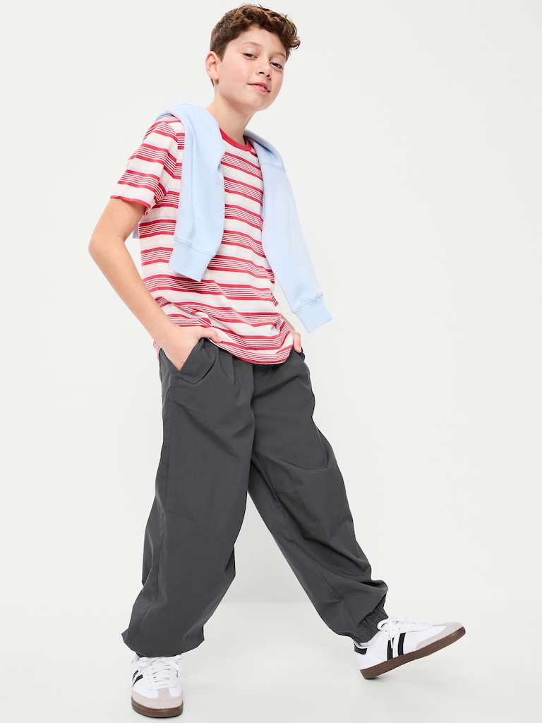 Baggy Parachute Jogger Pants for Boys