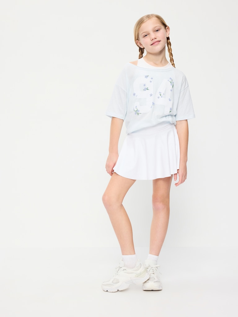 High-Waisted PowerSoft Skort for Girls