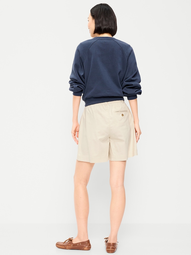 High-Waisted OGC Chino Shorts -- 6-inch inseam