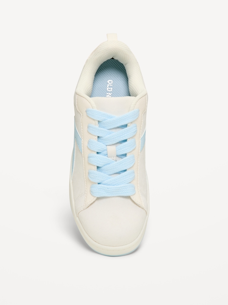 Faux-Suede Lace-Up Sneakers for Girls