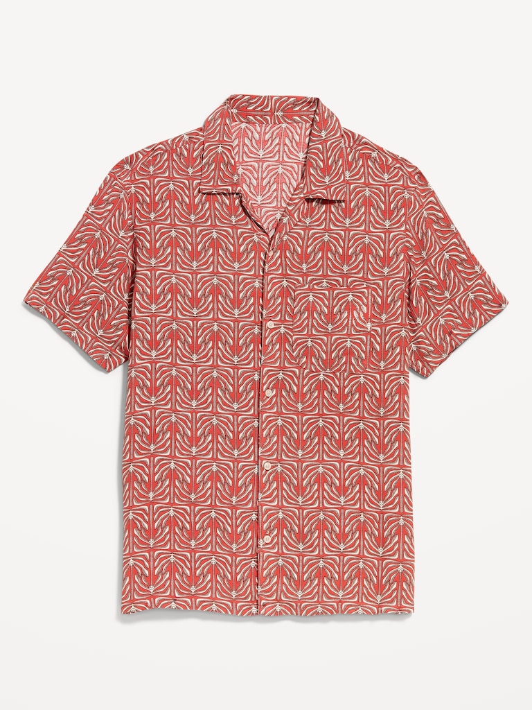 Short-Sleeve Camp Shirt