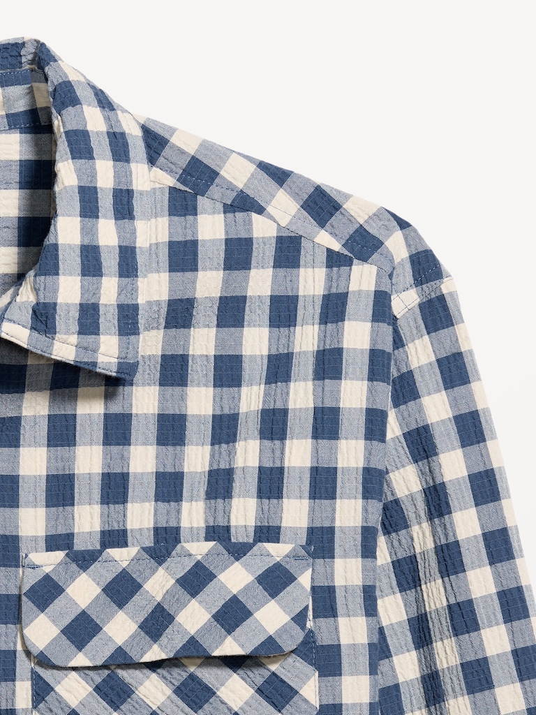 Loose Fit Cropped Shirt