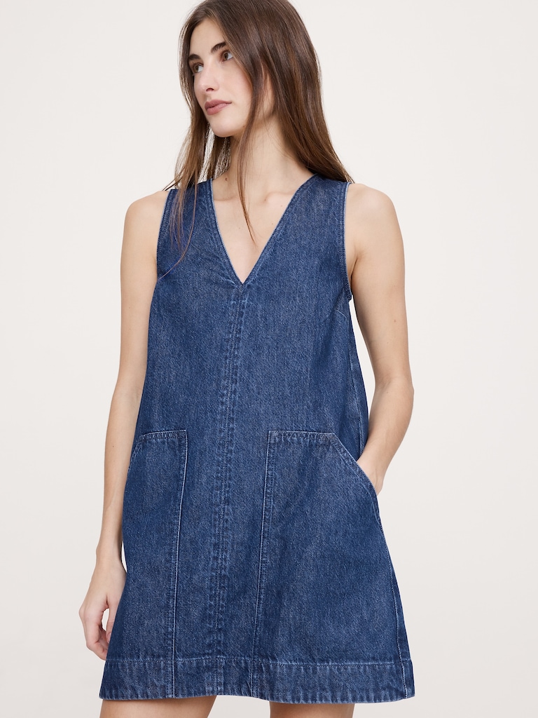 Denim Shift Dress