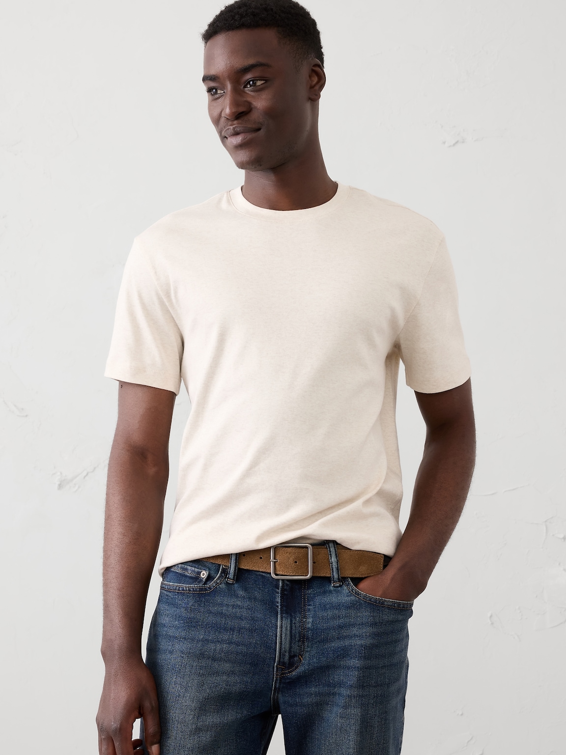 Luxe Touch Crew-Neck T-Shirt