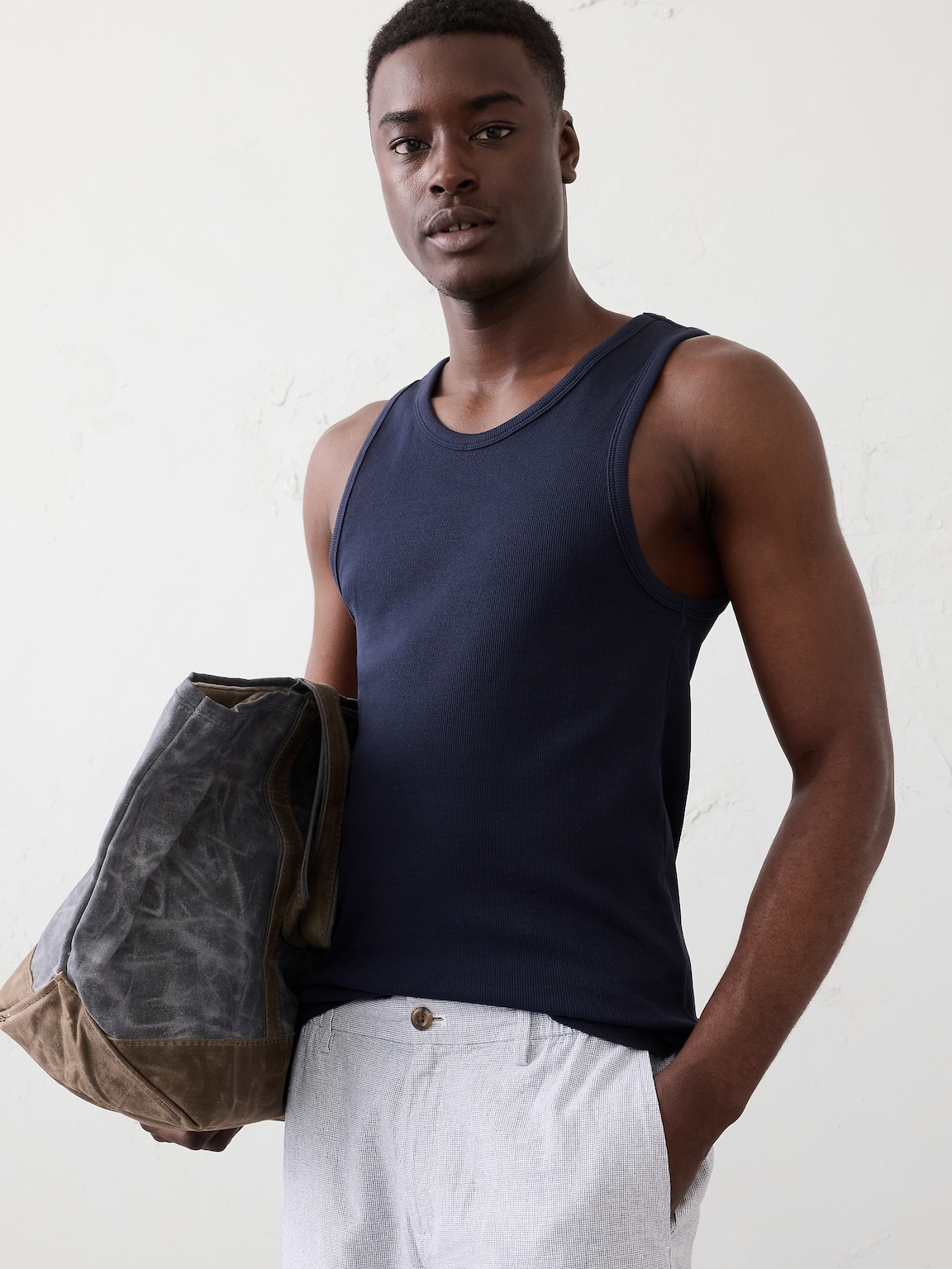 Fitted Mini Ribbed Tank