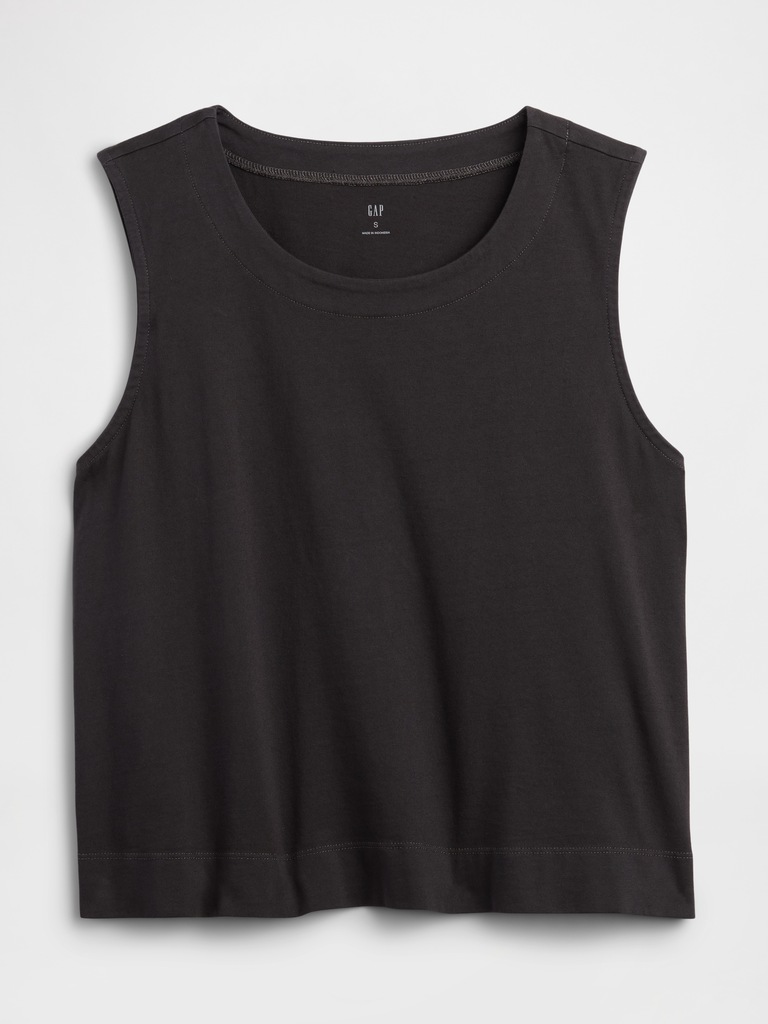 Crewneck PJ Shell Tank Top