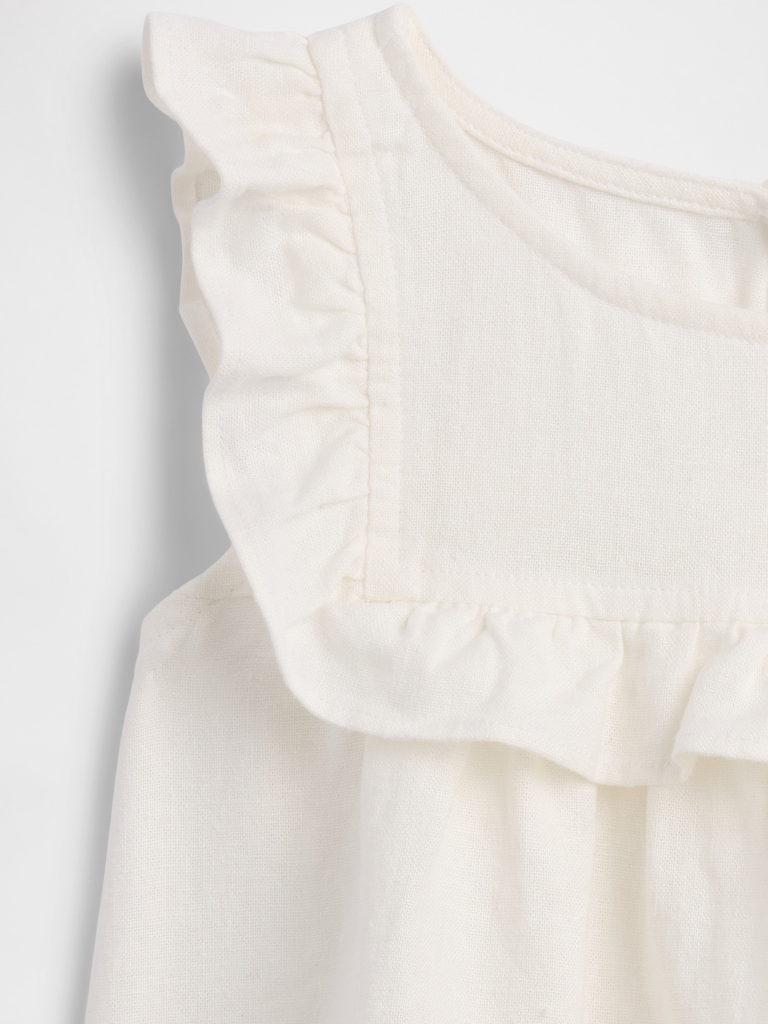 babyGap Linen-Blend Ruffle Top