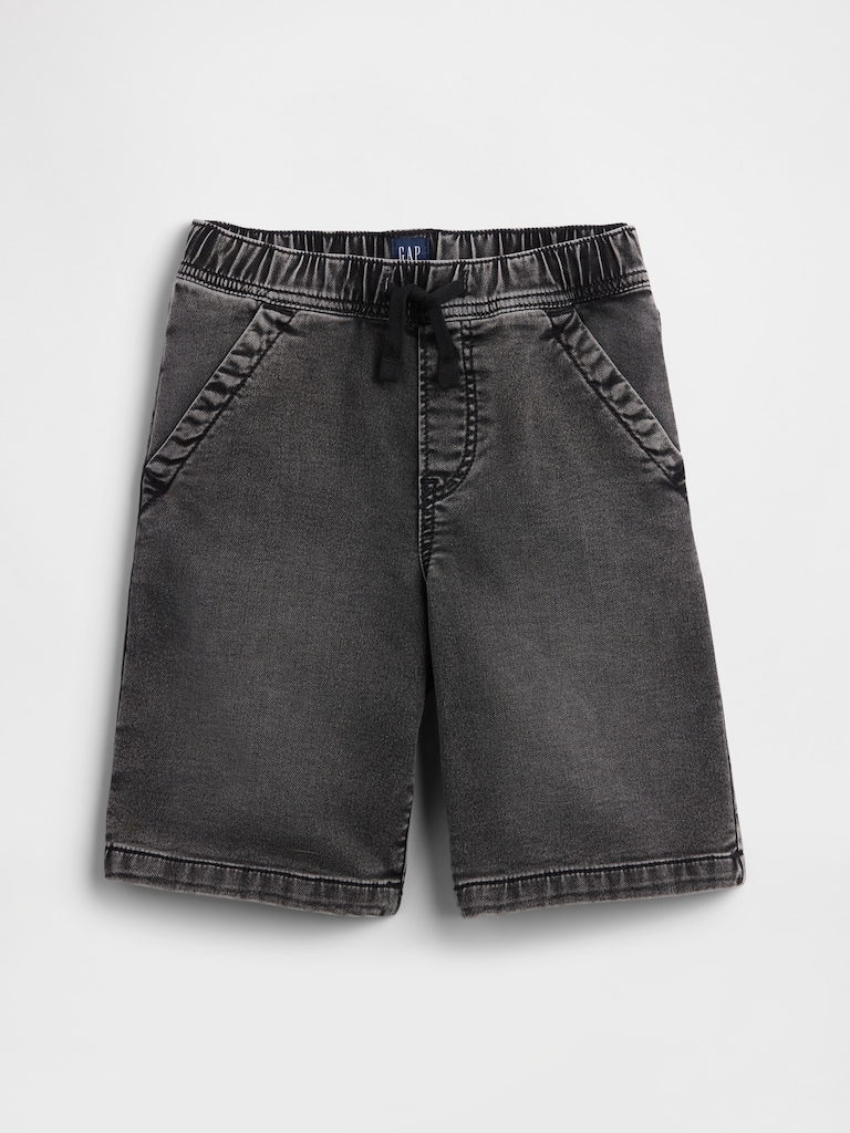 Kids Pull-On Loose Sweatpant Jean Shorts
