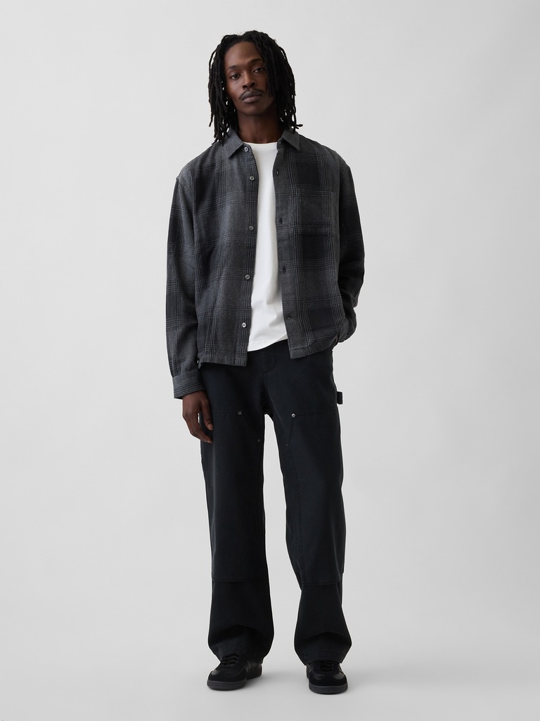 Relaxed Flannel Shirt