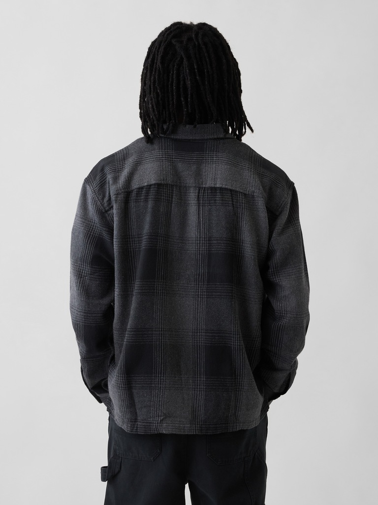 Relaxed Flannel Shirt