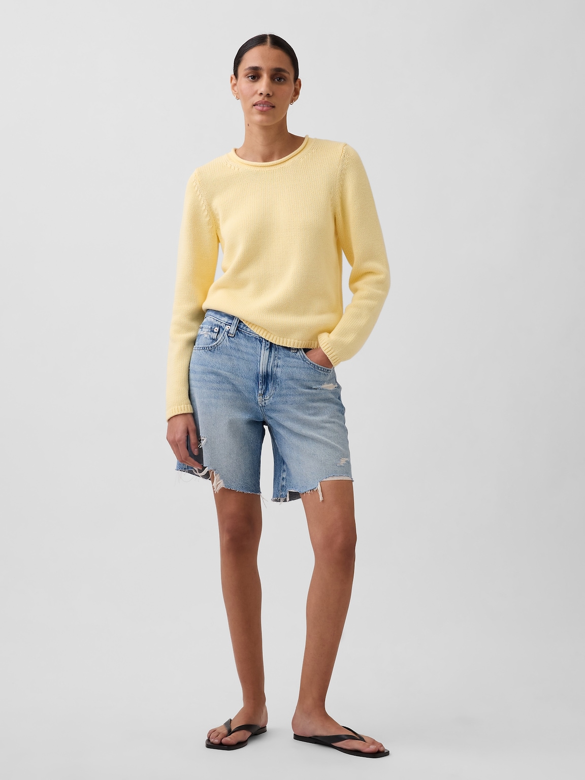 100% Cotton Rollneck Sweater